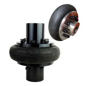 Customizable Rigid Iron Steel Aluminium Rubber Tyre Coupling OEM Support for Pumps Industrial Equipment Construction Industries thumbnail-3