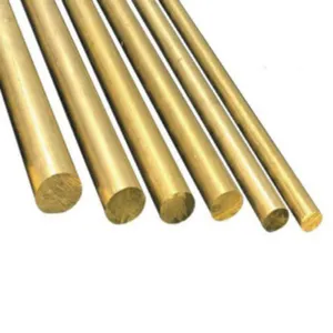 Pure 99.99% Copper Alloy Products Brass Rod Support Customized All Shape of Copper Bar thumbnail-1