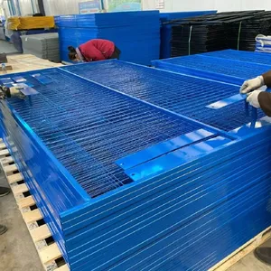 Heavy Duty Galvanized Welded Wire Outdoor Portable Canada Temporary Fence Panel for Construction Site thumbnail-3