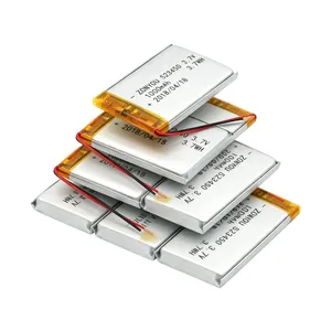 Hot Model Rechargeable 523450 Pouch Cell 3.7V 1000mAh Lithium Polymer Battery for Solar Power Light Fan thumbnail-5