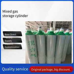 80l, 70l, 40l Gas Mixture Cylinders, Oxygen Cylinders, Argon Cylinders, Carbon Dioxide Cylinders, Nitrogen Cylinders, Seamless Cylinders, Meeting National Standards thumbnail-1