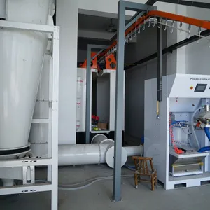 Automatic Small Metal Workpiece Powder Coating Line Electrostatic Spraying Production System thumbnail-1