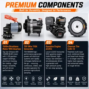 600L Remote Control Fog Cannon Sprayer Machine for Construction Dust Suppression and Agricultural Spray thumbnail-3