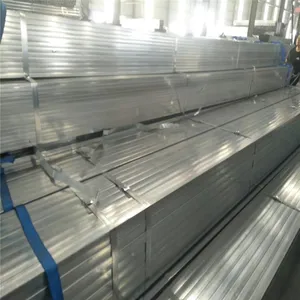 Customized Sizes Gi Pipe Round and Square Galvanized Rectangular Tube 20*40 40*80 50*100 Emt Pipe 6m Length thumbnail-5