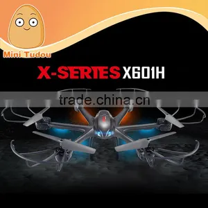 Minitudou Helicopter 2.4G Quadcopter New Barometer Height MJX X601H Professional Drone With HD Camera thumbnail-1