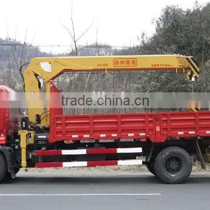 Howo 6*4 12 Ton Truck Crane Gets up With the Heavy and Transport Vehicle Truck With Loading Crane thumbnail-1