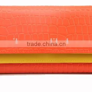 Crocodile Leather Trifold Ladies Purse,ladies Wallet thumbnail-3