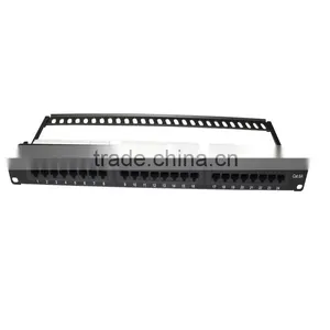 UTP RJ45 24 Port Cat6A Patch Panel thumbnail-1