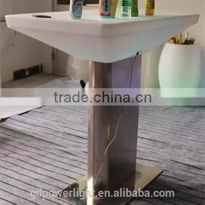 PE Plastic Big Bar Table With LED Light and Remote 120110E thumbnail-3