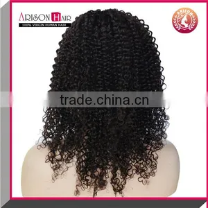 Cheap U Part Wig Indian Virgin Remy Hair Wholesale Wigs thumbnail-3