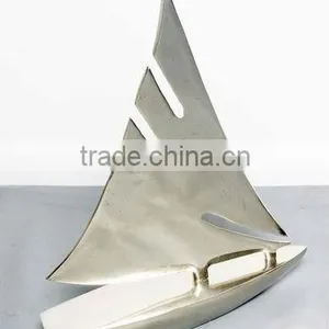 Cast Aluminum Decorative Sail Boat / Table Top for Home/ Hotel/ Restaurant/ Wedding/ Party/Office Decoration thumbnail-1