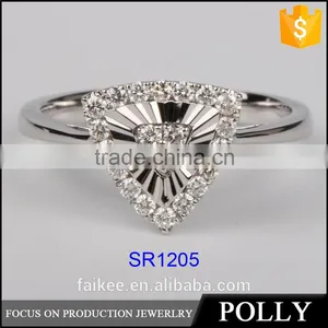 Fashion Jewelry AAA Zircon Diamond Ring thumbnail-4