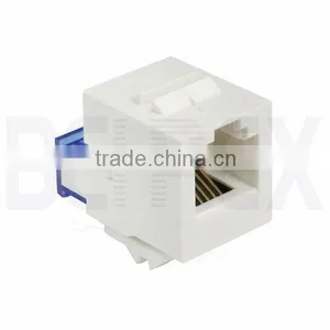 RJ45 Cat 6 Keystone Jack Network Ethernet Connector Punch Down 8P8C thumbnail-1