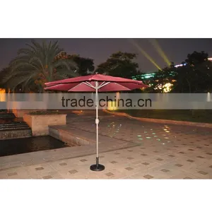 Beach Umbrella Hand Open Personalized Light Led Circular Roman Outdoor Umbrella thumbnail-2