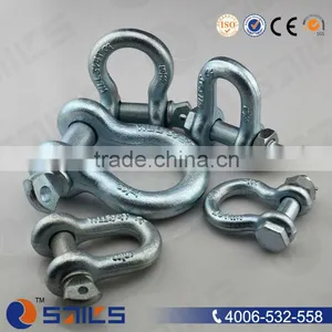 C1045 Drop Forged Electric Galvanized Safety Shackle thumbnail-1