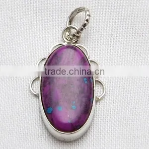 Fabulous Copper Turquoise Pendants, 925 Sterling Silver Jewellery, Silver Jewellery thumbnail-2