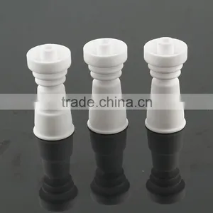 Hot Selling in USA 12mm 14mm & 19mm GR2 Domeless Titanium Nail Titanium Domeless Smoking Nail Oil Baseball Hat Carb Cap thumbnail-3