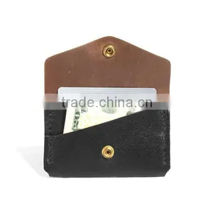 Top Quality Waxed Cording With Two Slot Pocket Business Card Holder thumbnail-3