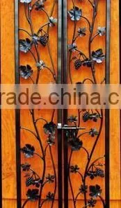 Wrought Iron Wine Cellar Door With Glass,pre Hung thumbnail-2