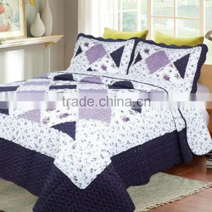 American Quilt Wholesale China Bed Sheet Patchwork Quilt thumbnail-1