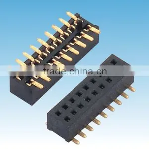 1.0mm SMT Female Socket With Alignment thumbnail-1
