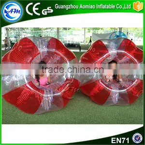 Hot Sale Red and Clear Inflatable Life Size Balls,bumper Pool Balls thumbnail-1