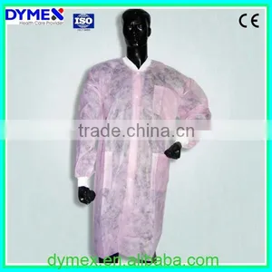 Anti Bacterial White Medical Lab Coat for Hospital thumbnail-1