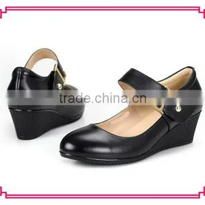 Fashion Black Ankle Stripe Girls School Shoes thumbnail-1