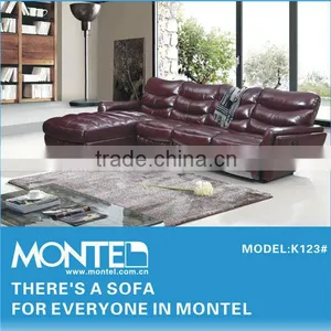 Germany Living Room Leather Sofa Set thumbnail-3