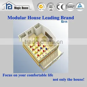 Friendly Movable and Metal Roofing Steel Structure Modular Classrooms thumbnail-2