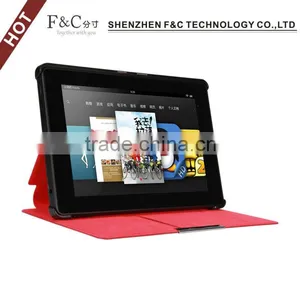 For 2014 Amazon Kindle Fire HD 7'' Slim pu Leather Case With Stand thumbnail-1