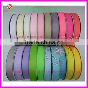 Cheap Wholesale 100% Polyester Solid Grosgrain Ribbon thumbnail-1