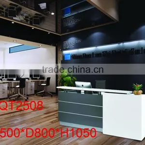 High Quality High End Reception Desk Dimensions Factory Sell Directly QT2508 thumbnail-1