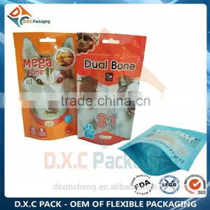 Dry Dog Food Stand Up Pouch Bag With Zippet( Food Grade) thumbnail-1