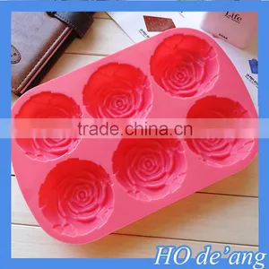 Hogift Newest Shape Flower Candy Chocolate Silicone Mould thumbnail-4