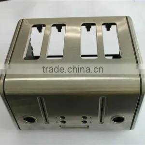 Aluminum Metal Embossed Sheet Stainless Steel Parts, Copper Metal Stamping With Cutting/ Bending/ Welding thumbnail-6