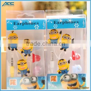 Despicable me Carton Earphones With Gift Box As Christmas Gift thumbnail-1