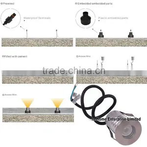 1W Deck Light IP67 Exterior Led Underground Light thumbnail-4