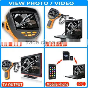 DVR 3.5" LCD Endoscope Borescope Video Recordable 1M IP67 Free 8GB Zoom 8.5mm Inspection Camera thumbnail-5