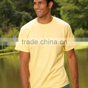 2016 New Style Fashion Classic Blank Dry Fit Short Sleeve Slim Fit Men Slub Cotton Plain no Brand T-shirt thumbnail-6