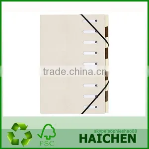Polypropylene 8 Compartments A4 Multipart File Folder With Flaps and Elastic Straps thumbnail-6