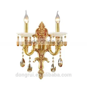 Europe Royal Style Classical Full Copper Baccarat Luxury Decorative Lighting Hotel Chandelier 265-8H thumbnail-4