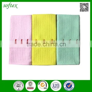Custom Solid Colorful Waffle Tea Towels 100% Cotton 2016 With Embroidery thumbnail-1