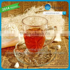 Good Quality Crystal Glass Wholesale Glass Tea Set thumbnail-1
