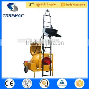 2015 TOBEMAC Self-loading Concrete Mixer With Lifting Ladder JZC350 DHL Quality Choice thumbnail-1