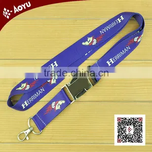 Polyester Heat Transfer Printing Bright Color Cartoon Character Lanyards thumbnail-1