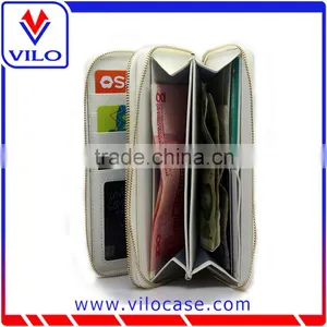 Elegant Women Wallet Purse Colorful Clutch Zip Case Lady's Long Handbag thumbnail-2