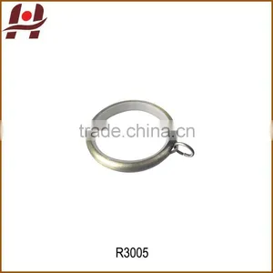 R3005-metal Iron Zinc Alloy Square Round Window Curtain Rod Pole Pipe Rings Clips thumbnail-1