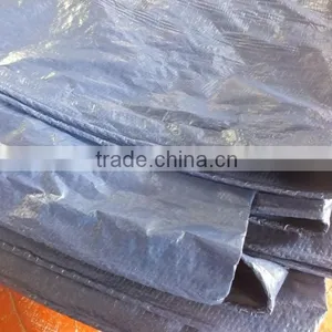 Scaffolding Cover Tarpaulin PP Plastic Sheet Sliver/blue Triangle Plastic Waterproof Anti-aging Antioxidant Factory Directlysell thumbnail-4