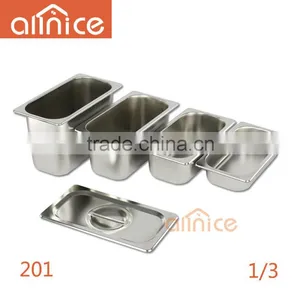 Stainless Steel #201 Food Gn Pan With 0.5/0.7/1.0mm Thickness Stainless Steel Anti-Jam Steam Table Pan,Full Size thumbnail-4